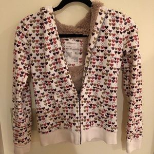 Aeropostale Fur Heart Jacket